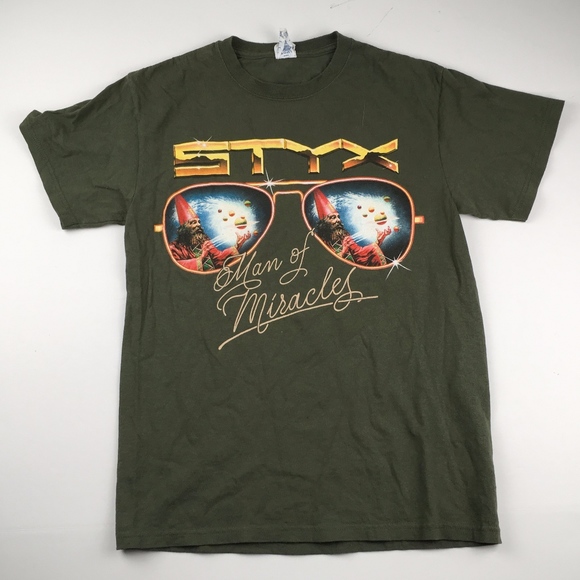 Delta Other - Styx Man Of Miracles World Tour Concert Graphic T Delta Other - Styx Man Of Miracles World Tour Concert Graphic T